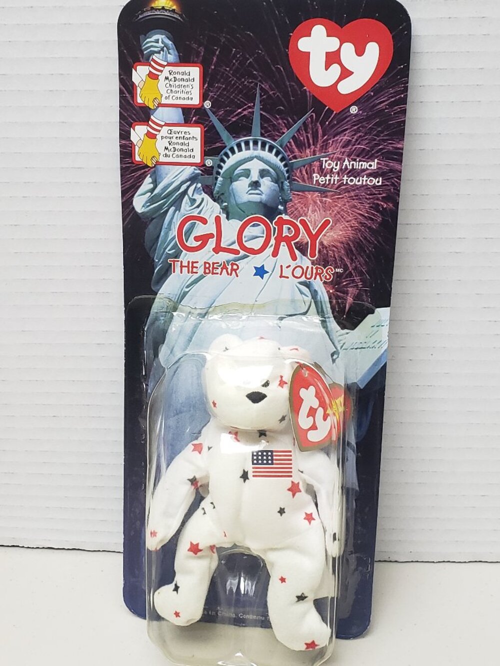 Ty Beanie Baby McDonald's Glory The Bear